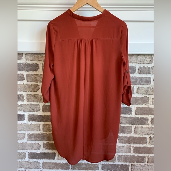 LUSH CHIFFON FLOWY BLOUSE | SIZE SMALL - Picture 2 of 4
